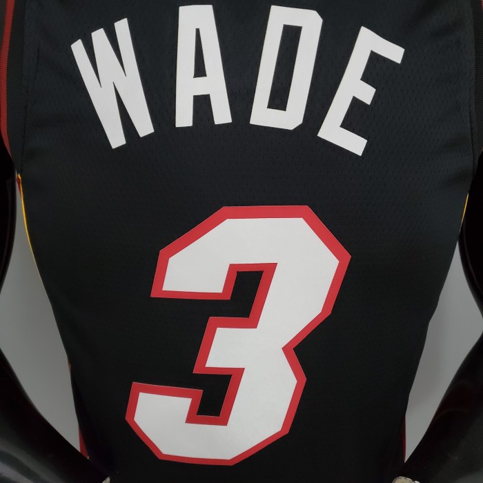 Dwyane Wade Miami Heat Swingman Jersey Black