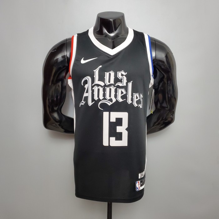 Paul George LA Clippers Swingman Jersey Black