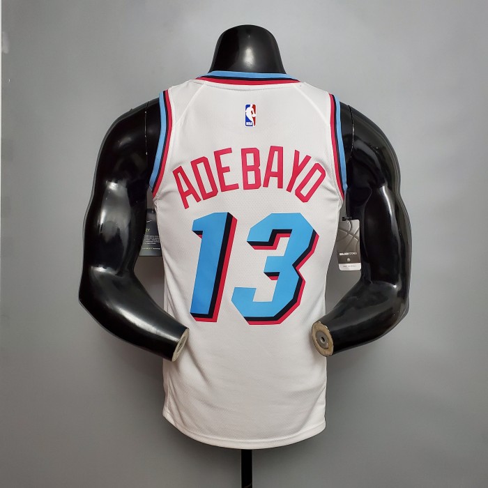 Bam Adebayo Miami Heat Swingman Jersey White