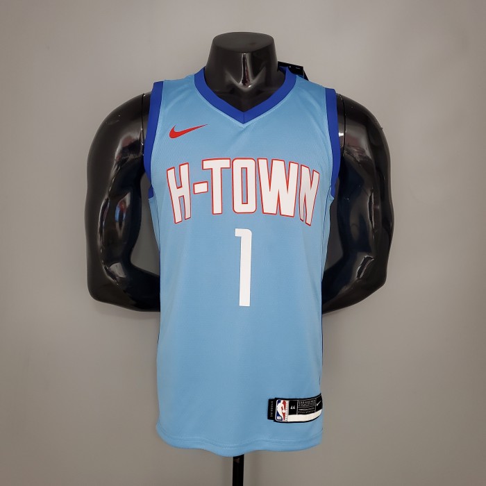 Tracy McGrady Houston Rockets City Edition Swingman Jersey Blue