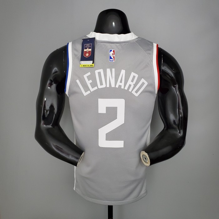 Kawhi Leonard LA Clippers Swingman Jersey Gray