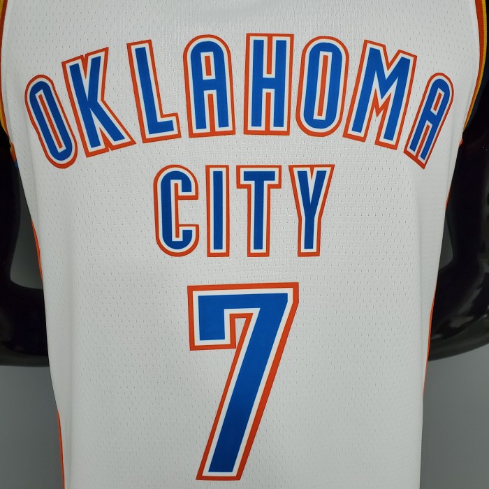 Carmelo Anthony Oklahoma City Thunder Swingman Jersey White