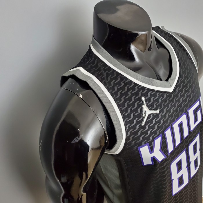 Neemias Queta Sacramento Kings 75th Anniversary Swingman Jersey Black