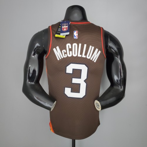 C.J. McCollum Portland Trail Blazers Swingman Jersey Brown
