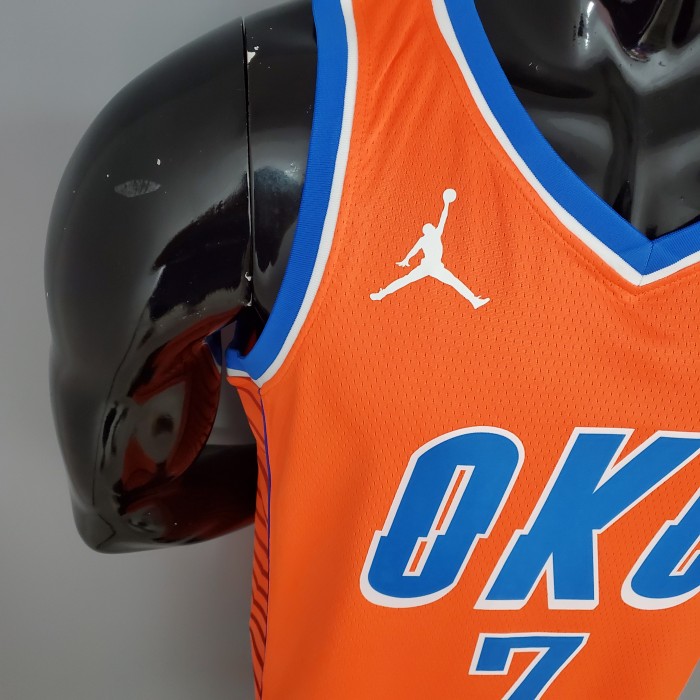 Carmelo Anthony Oklahoma City Thunder City Edition Swingman Jersey Orange