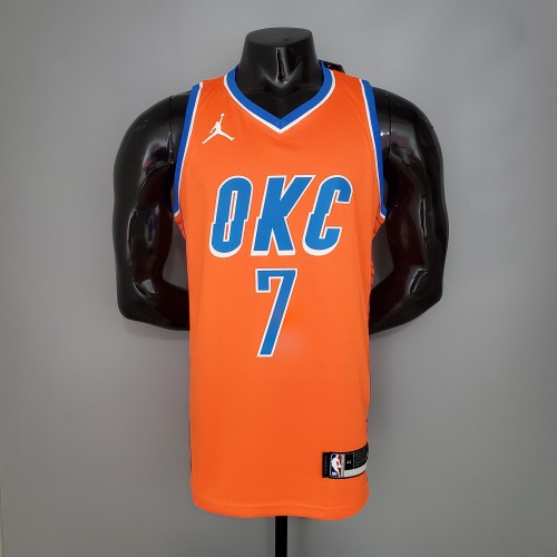 Carmelo Anthony Oklahoma City Thunder City Edition Swingman Jersey Orange