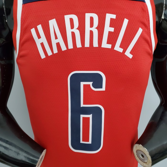 Montrezl Harrell Washington Wizards 75th Anniversary Swingman Jersey Red White