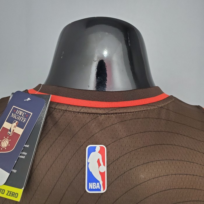 Carmelo Anthony Portland Trail Blazers City Edition Brown Swingman Jersey