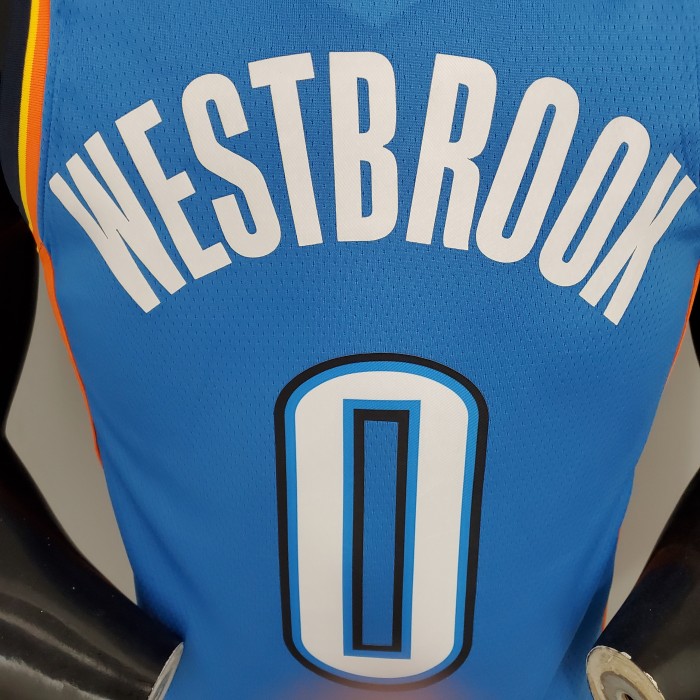 Russell Westbrook Oklahoma City Thunder Swingman Jersey Blue