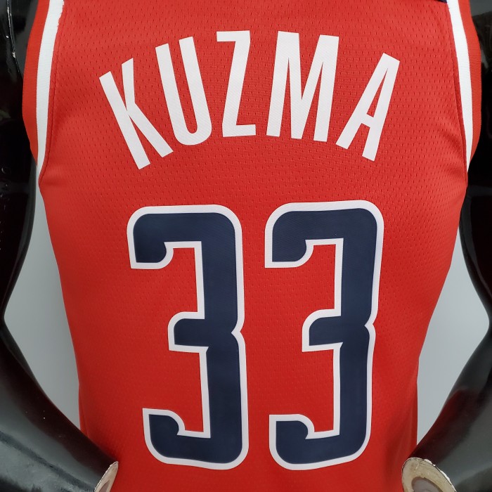 Kyle Kuzma Washington Wizards 75th Anniversary Swingman Jersey Red White