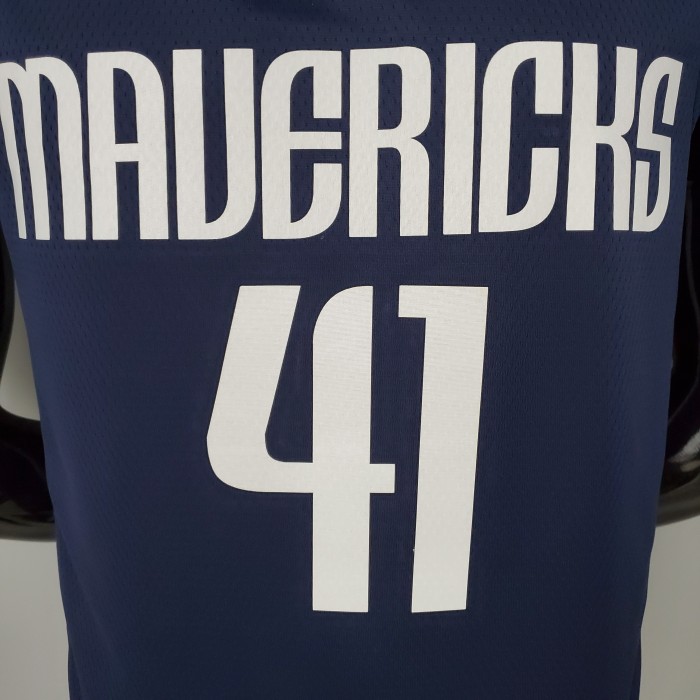 Dirk Nowitzki Dallas Mavericks Theme Limited Edition Swingman Jersey Blue