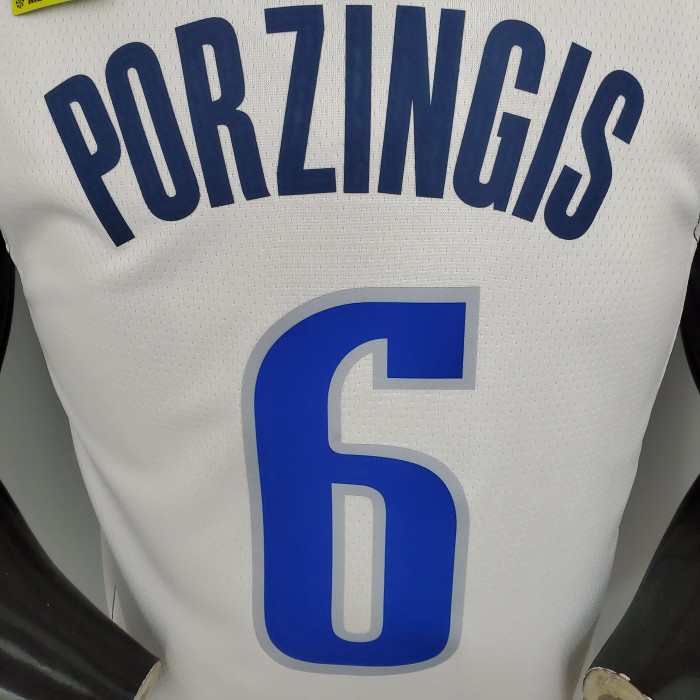 Kristaps Porzingis Dallas Mavericks Swingman Jersey White