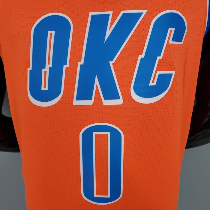 Russell Westbrook Oklahoma City Thunder Swingman Jersey Blue