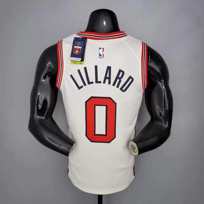 Damian Lillard Portland Trail Blazers Swingman Jersey Beige