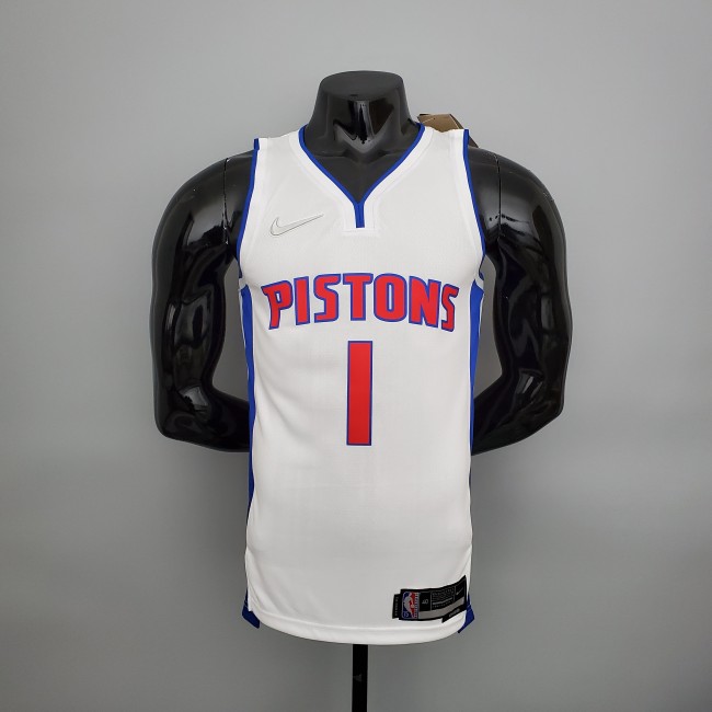 Allen Iverson Detroit Pistons 75th Anniversary Swingman Jersey White