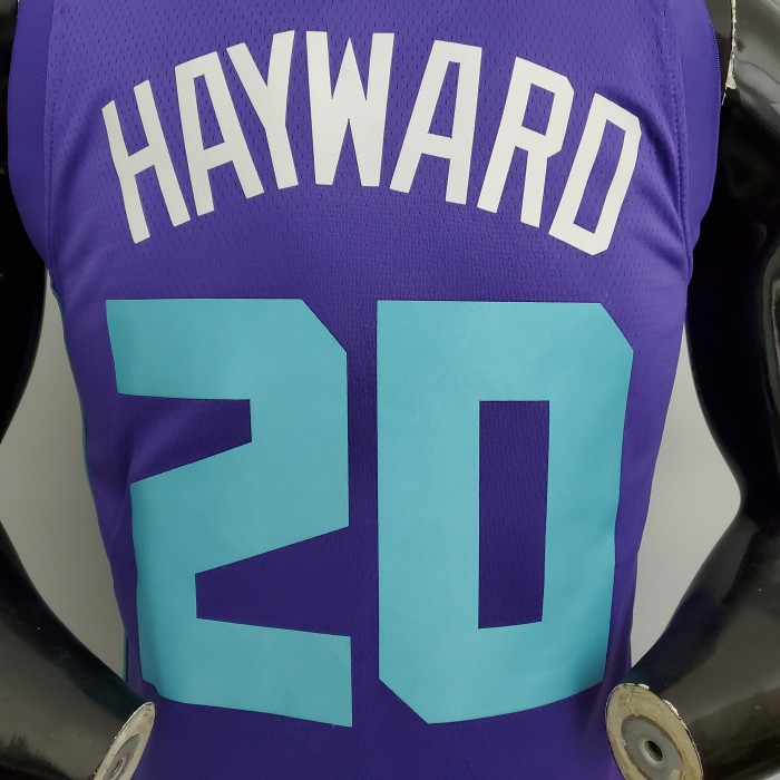 Gordon Hayward Charlotte Hornets Swingman Jersey Purple