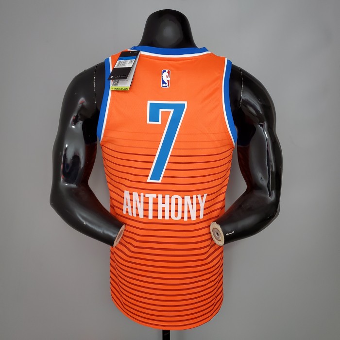 Carmelo Anthony Oklahoma City Thunder City Edition Swingman Jersey Orange