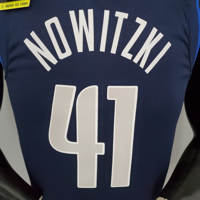 Dirk Nowitzki Dallas Mavericks Iceberg Edition Swingman Jersey Blue