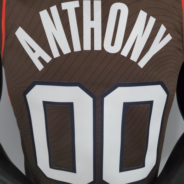 Carmelo Anthony Portland Trail Blazers City Edition Brown Swingman Jersey