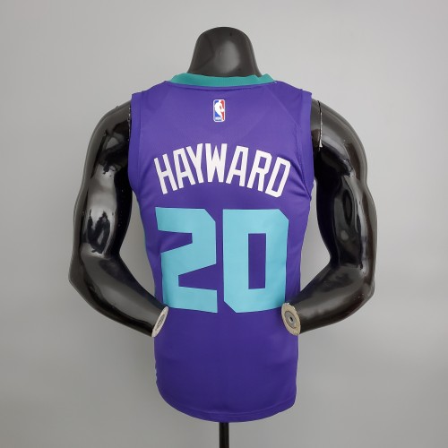 Gordon Hayward Charlotte Hornets Swingman Jersey Purple