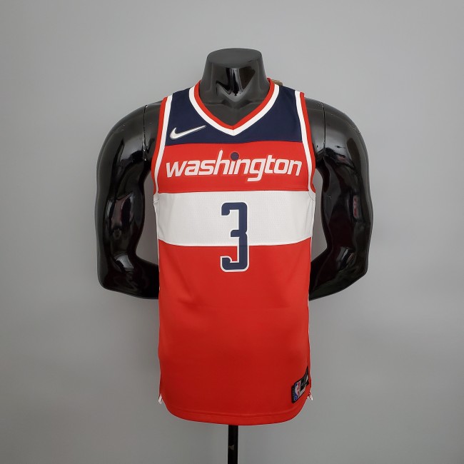 Bradley Beal Washington Wizards 75th Anniversary Swingman Jersey Red White and Blue