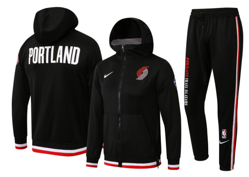 Portland Trail Blazers Hooded Jacket Training Suit 21-22