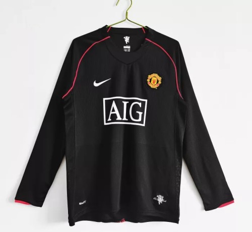 Manchester United Away Long Sleeve Retro Jersey 2007/08