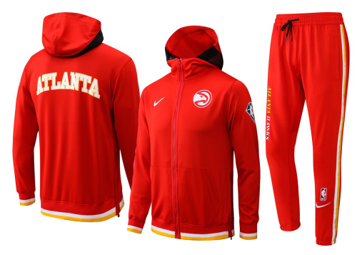 Atlanta Hawks Hooded Jacket Training Suit 21-22
