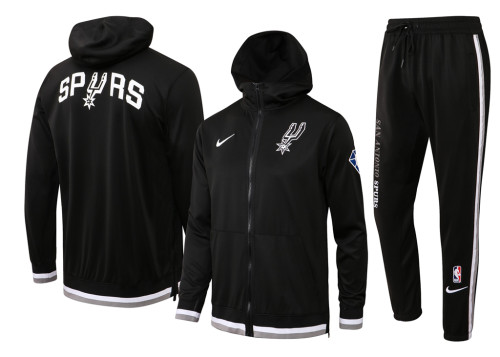 San Antonio Spurs Hooded Jacket Training Suit 21-22