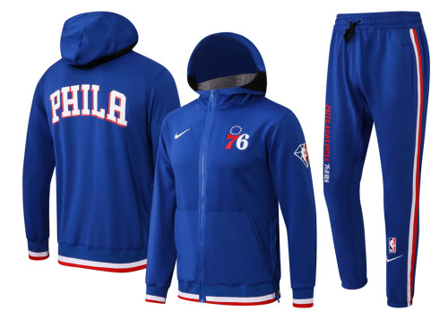 Philadelphia 76ers Hooded Jacket Training Suit 21-22