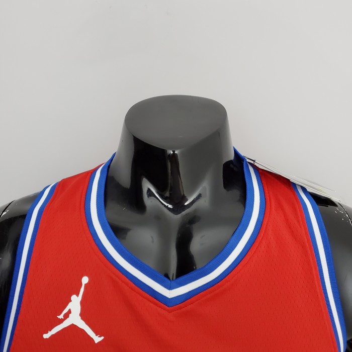 Tyrese Maxey Philadelphia 76ers Themed Red Swingman Jersey