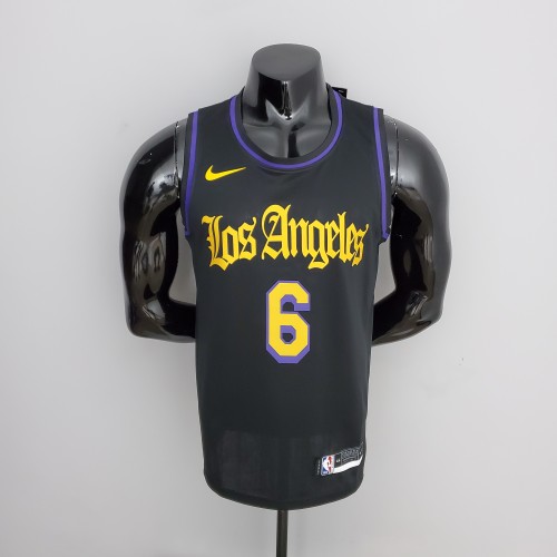 LeBron James #6 Los Angeles Lakers 2021 Swingman Jersey Black
