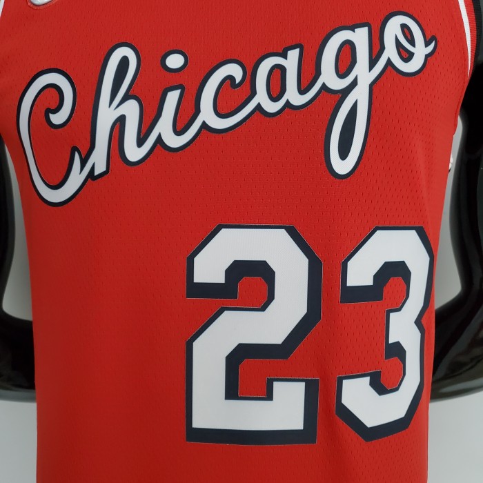 Michael Jordan Chicago Bulls 75th Anniversary 2022 Swingman Jersey Red