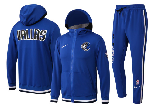 Dallas Mavericks Hooded Jacket Training Suit 21-22