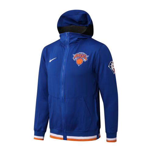 New York Knicks Hooded Jacket Training Suit 21-22