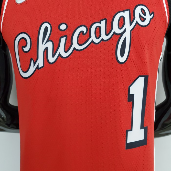 Derrick Rose Chicago Bulls 75th Anniversary 2022 Swingman Jersey Red