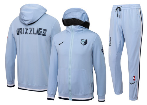 Memphis Grizzlies Hooded Jacket Training Suit 21-22