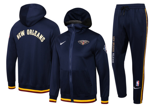New Orleans Pelicans Hooded Jacket Training Suit 21-22