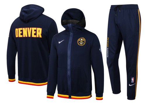 Denver Nuggets Hooded Jacket Training Suit 21-22