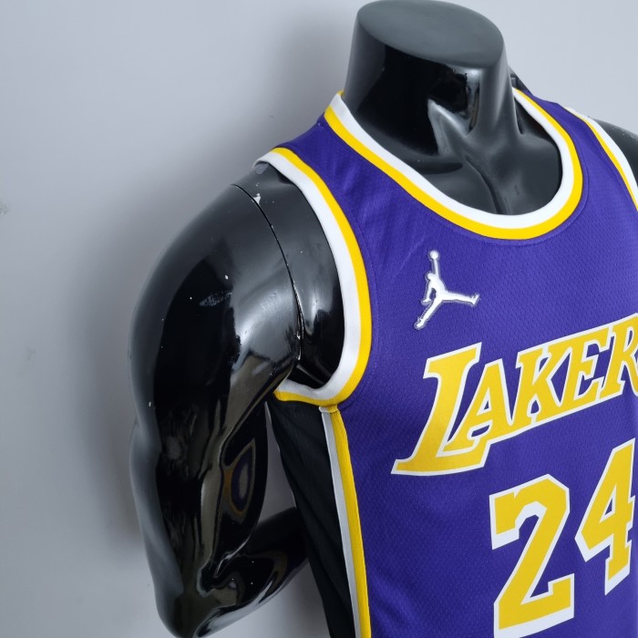 Kobe Bryant Los Angeles Lakers 75th Anniversary Swingman Jersey Purple