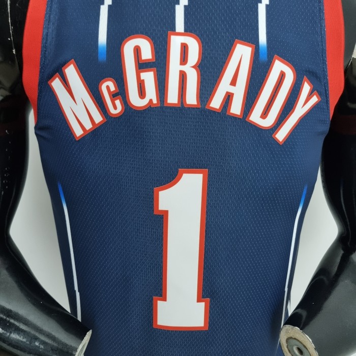 Tracy McGrady Houston Rockets 2022 City Edition Swingman Jersey Blue