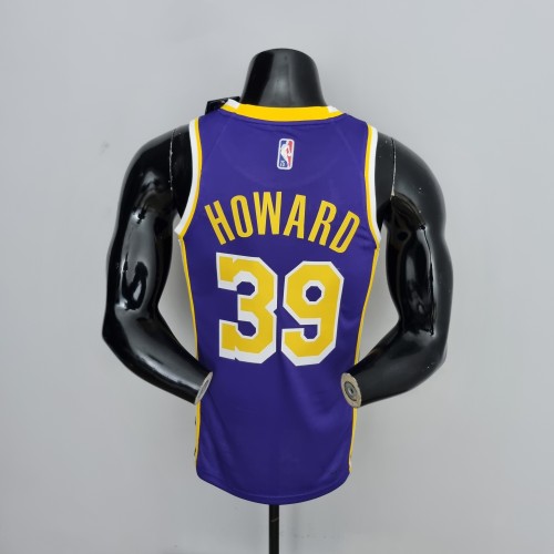 Dwight Howard Los Angeles Lakers 75th Anniversary Swingman Jersey Purple