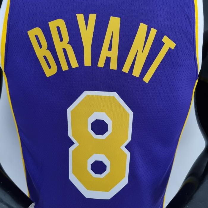 Kobe Bryant Los Angeles Lakers 75th Anniversary Swingman Jersey Purple