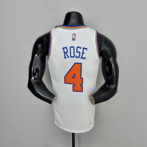 Derrick Rose New York Knicks 75th Anniversary Swingman Jersey White