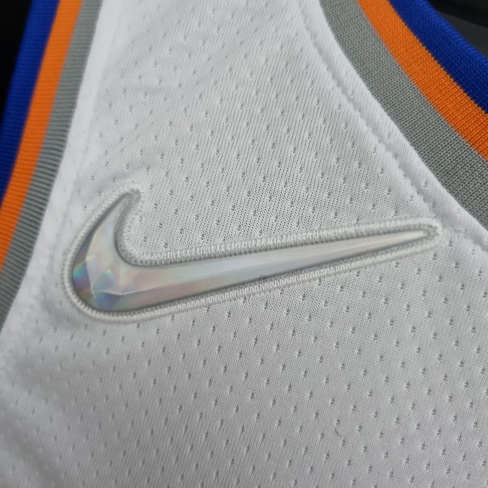 Derrick Rose New York Knicks 75th Anniversary Swingman Jersey White