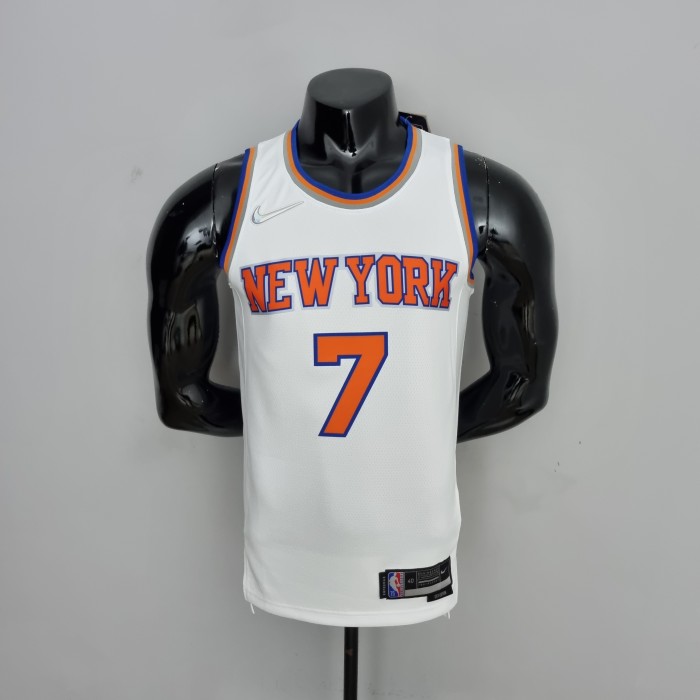 Carmelo Anthony New York Knicks 75th Anniversary Swingman Jersey White