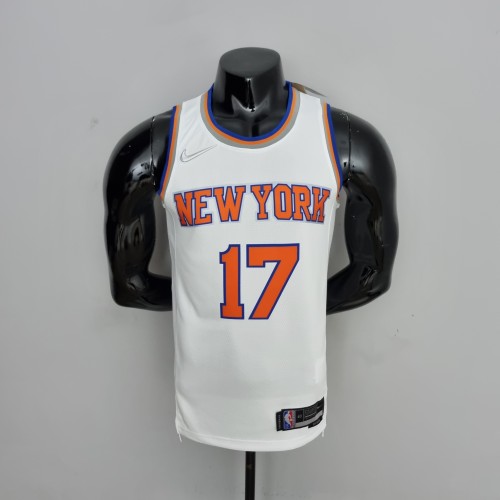 Jeremy Lin New York Knicks 75th Anniversary Swingman Jersey White