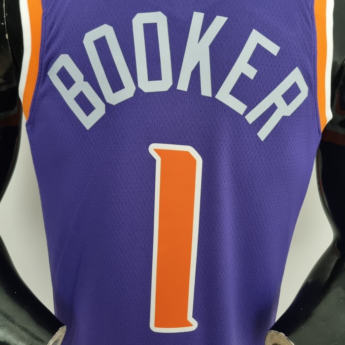 Devin Booker Phoenix Suns 75th Anniversary Swingman Jersey Purple