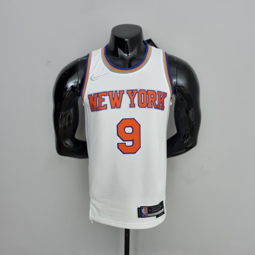 RJ Barrett New York Knicks 75th Anniversary Swingman Jersey White