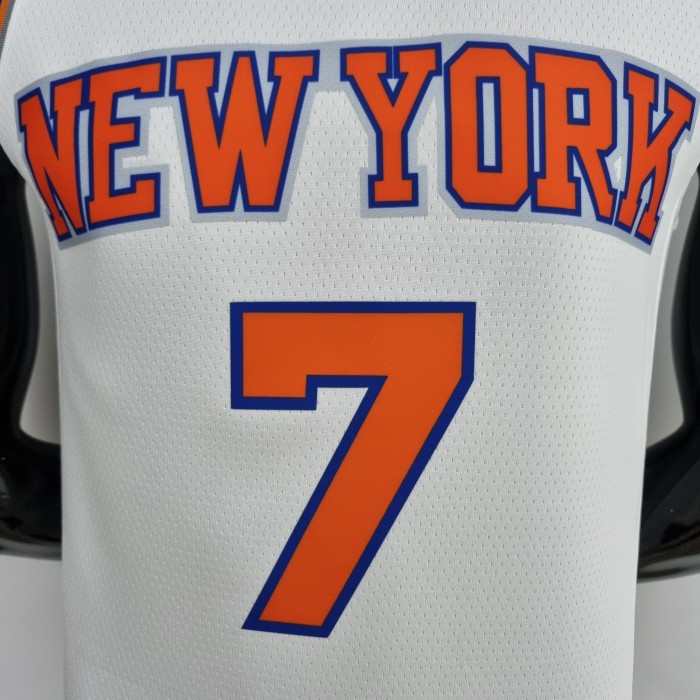 Carmelo Anthony New York Knicks 75th Anniversary Swingman Jersey White